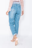 ELLA Light Wash Boyfriend Jeans